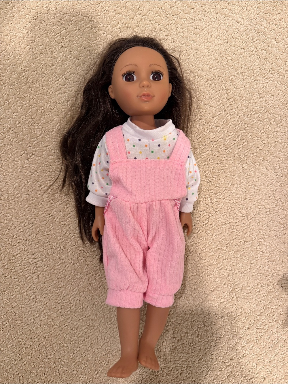 Glitter Girls Baby Doll. Brown eyes, brown hair and in perfect condition!